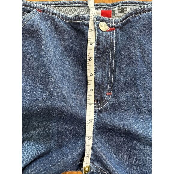 Vintage Tommy Jeans Carpenter Bootcut Dark Sandblast Juniors Size 9 - Picture 12 of 14